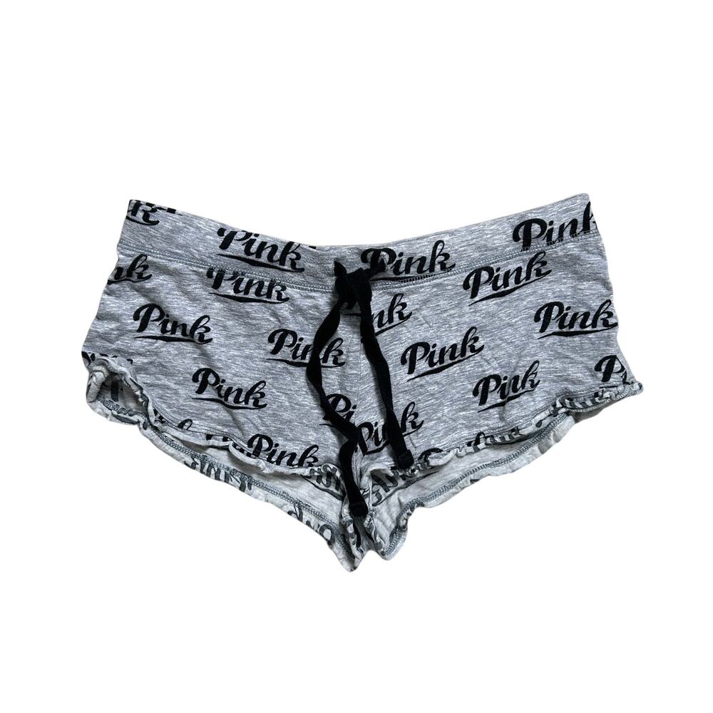 PINK Y2K Micro mini AOP sleep shorts XS